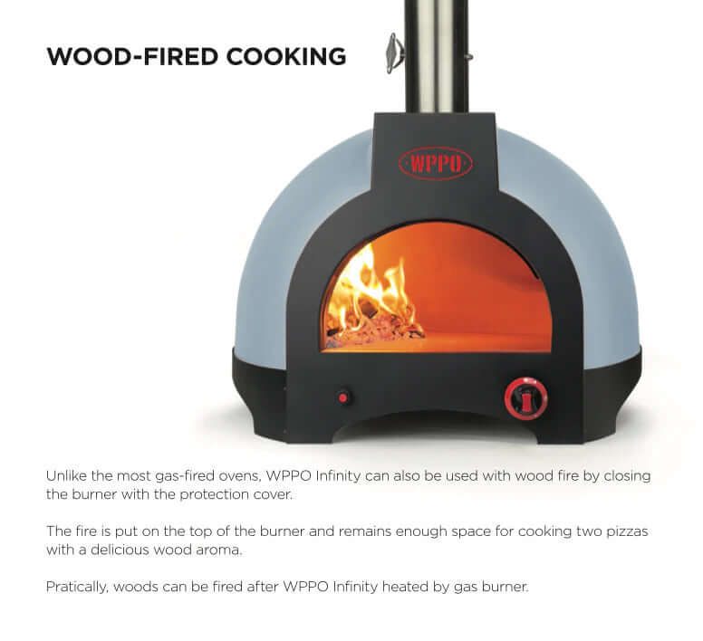 WPPO - Infinity 66 Wood / Gas Hybrid - 3 Pizza Oven