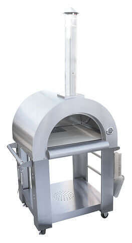 Kokomo 32” Wood Fired Stainless Steel Pizza Oven w/ Stand