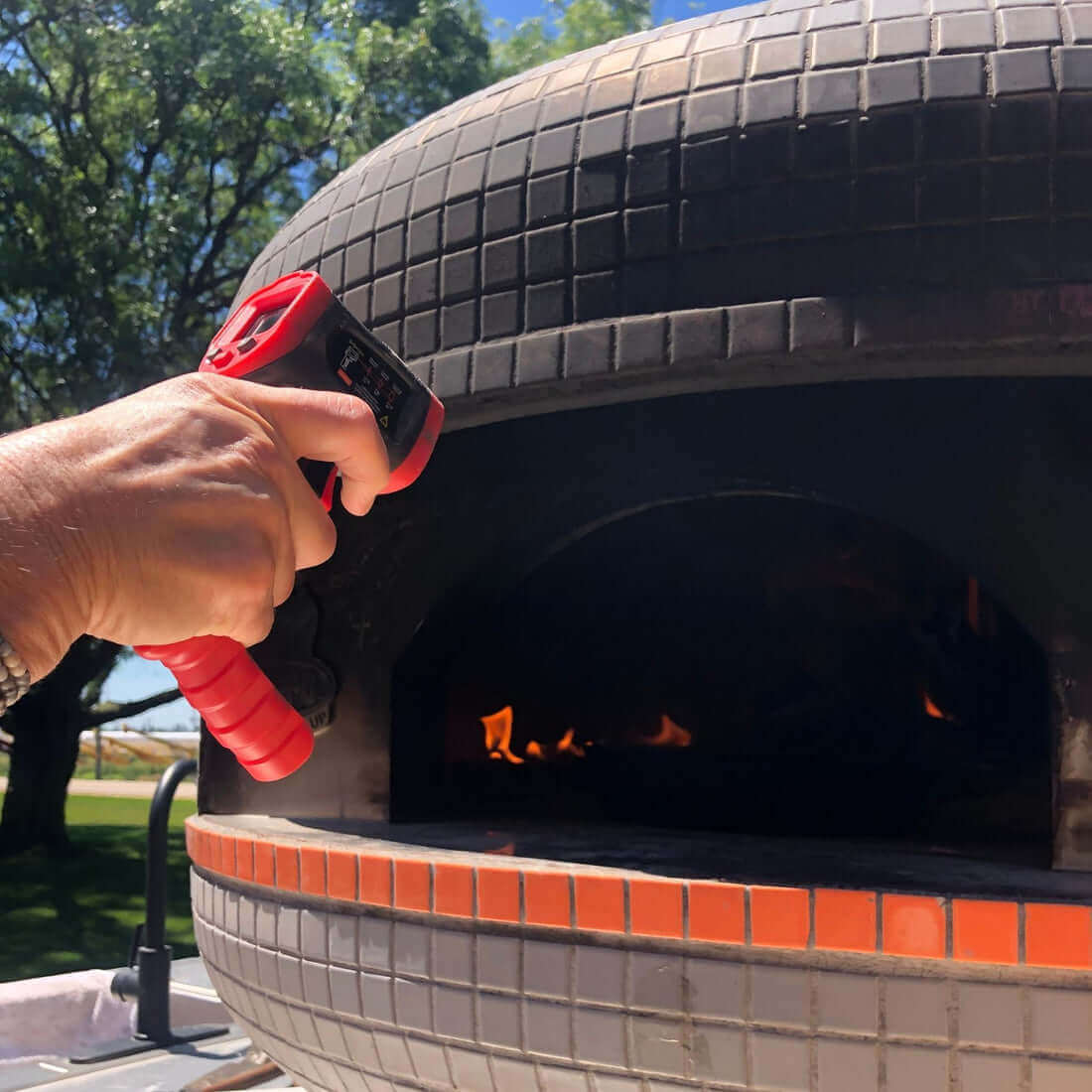 High Temp Infrared Thermometer for Wood Fired Pizza Ovens