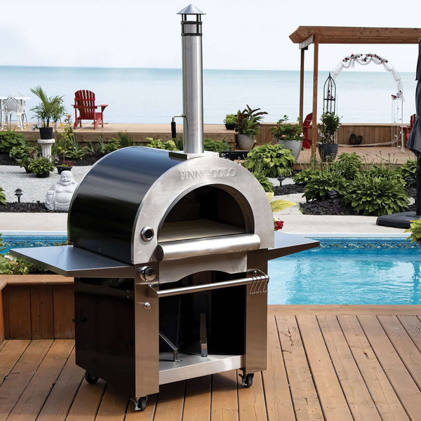 PINNACOLO IBRIDO (Hybrid) Outdoor Pizza Oven with Accessories.