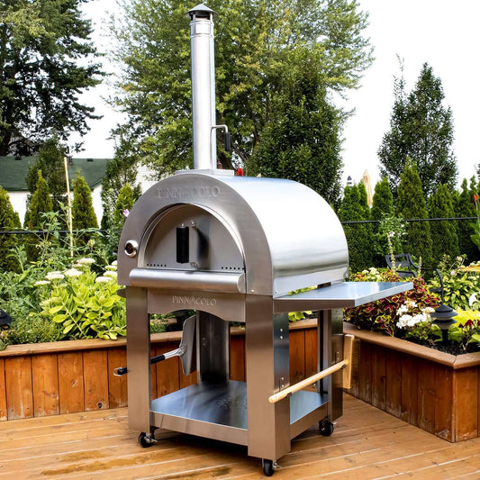PINNACOLO PREMIO Wood Fired Outdoor Pizza Oven with Accessories.