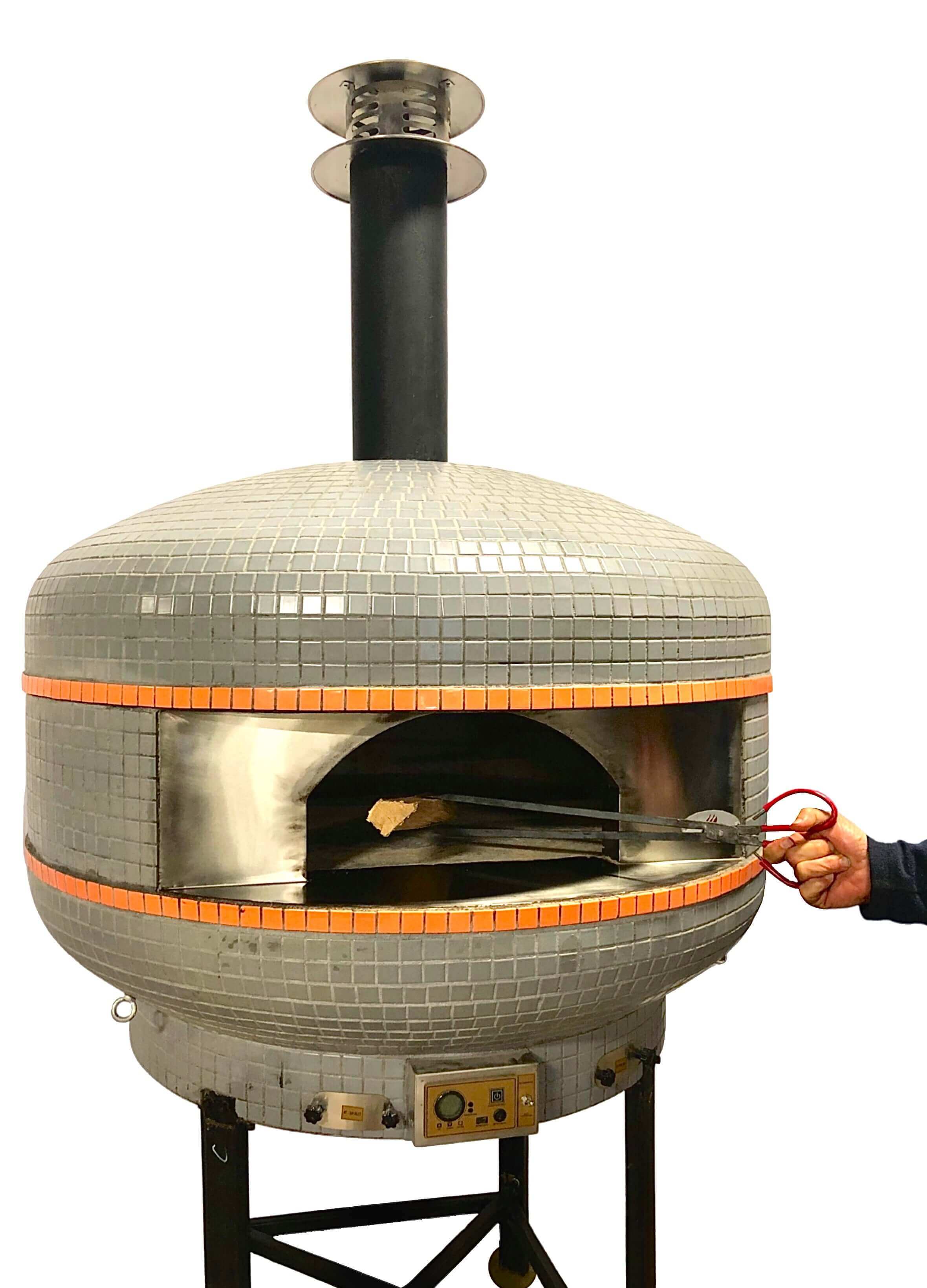 NEW! 48" Professional Lava Digital Controlled Wood Fired Oven w/Convection Fan