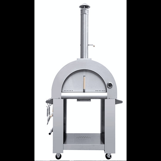 Kokomo 32” Wood Fired Stainless Steel Pizza Oven w/ Stand