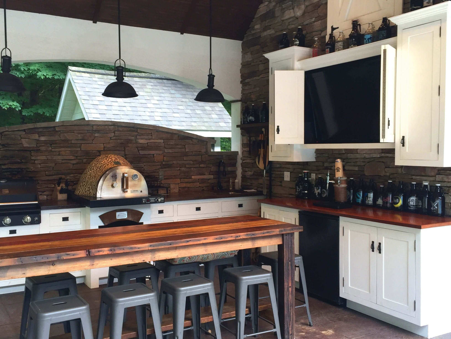 HPC Gas and Wood Hybrid Pizza Oven - Villa Series