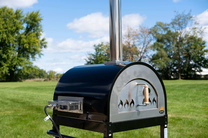 Traditional 25" Multi Fueled Pizza Oven. Wood and Gas - Gas Burner Included