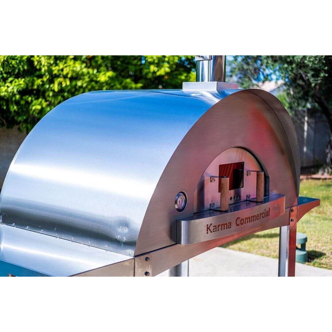 Commercial Wood Fired Oven, Karma 55 304 Stainless Steel