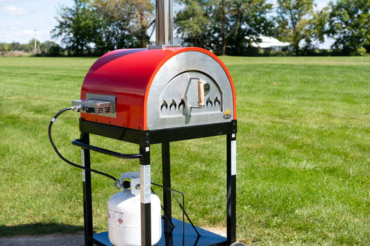Traditional 25" Multi Fueled Pizza Oven. Wood and Gas - Gas Burner Included
