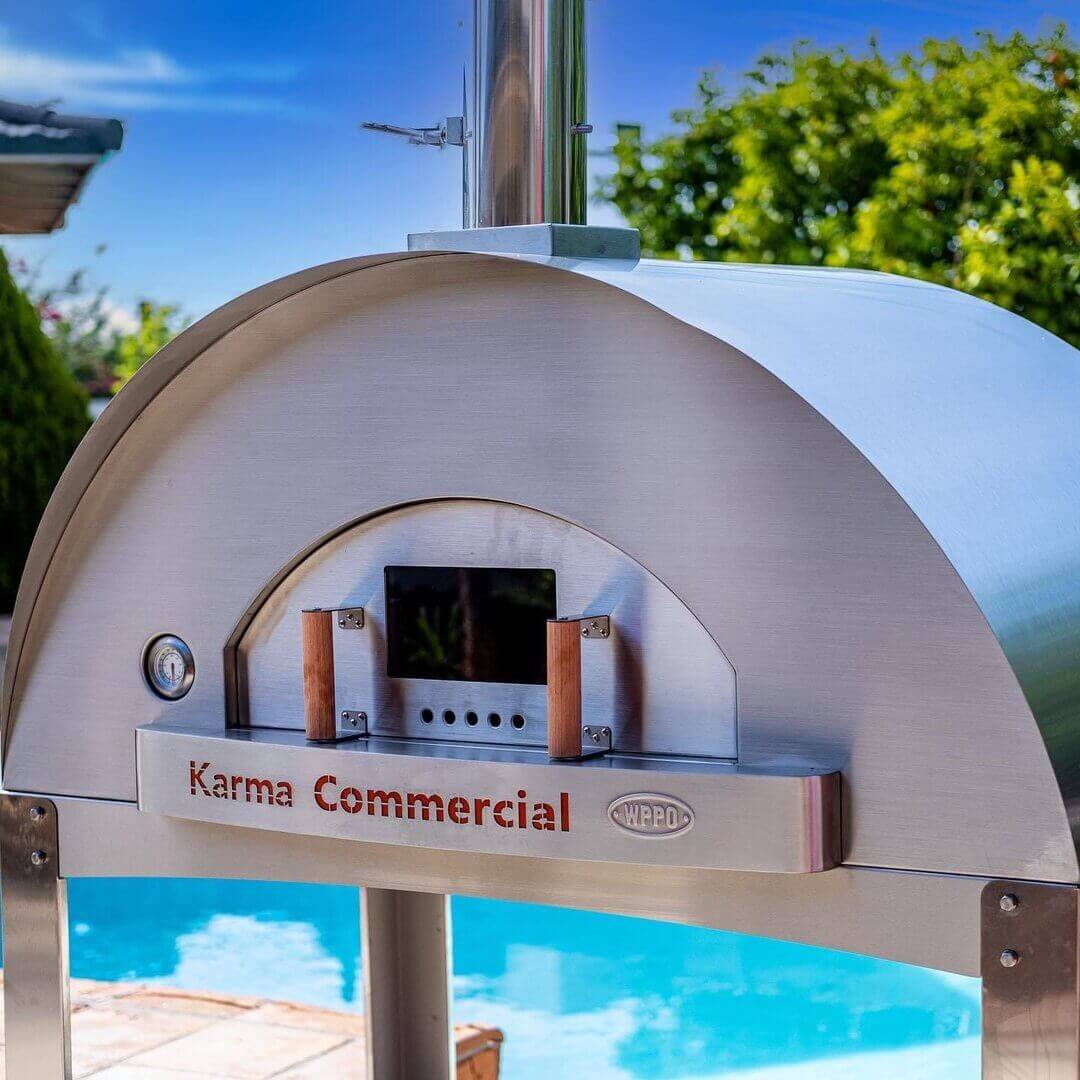 Commercial Wood Fired Oven, Karma 55 304 Stainless Steel